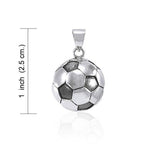 Soccer Silver Pendant TPD4465 - Jewelry