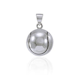 Tennis Ball Silver Pendant TPD4466 - Jewelry