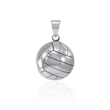 Volleyball Silver Pendant TPD4470 - Jewelry