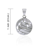 Volleyball Silver Pendant TPD4470 - Jewelry