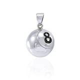 Pool Ball Silver Pendant TPD4471 - Jewelry