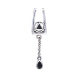 AA Symbol with Teardrop Silver Pendant TPD462 - Jewelry