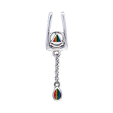 AA Symbol with Teardrop Silver Pendant TPD462 - Jewelry