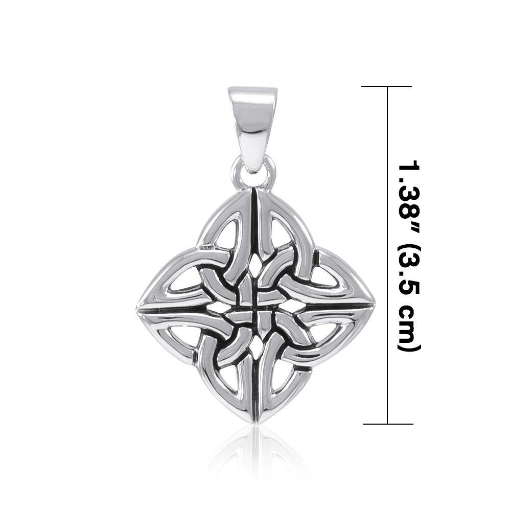 Celtic Trinity Quaternary Knot Pendant TPD4636 - Jewelry