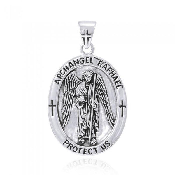 Archangel Raphael Medallion Pendant