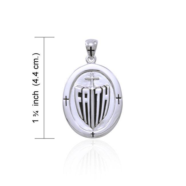 Faith Medallion Pendant TPD4650 - Jewelry