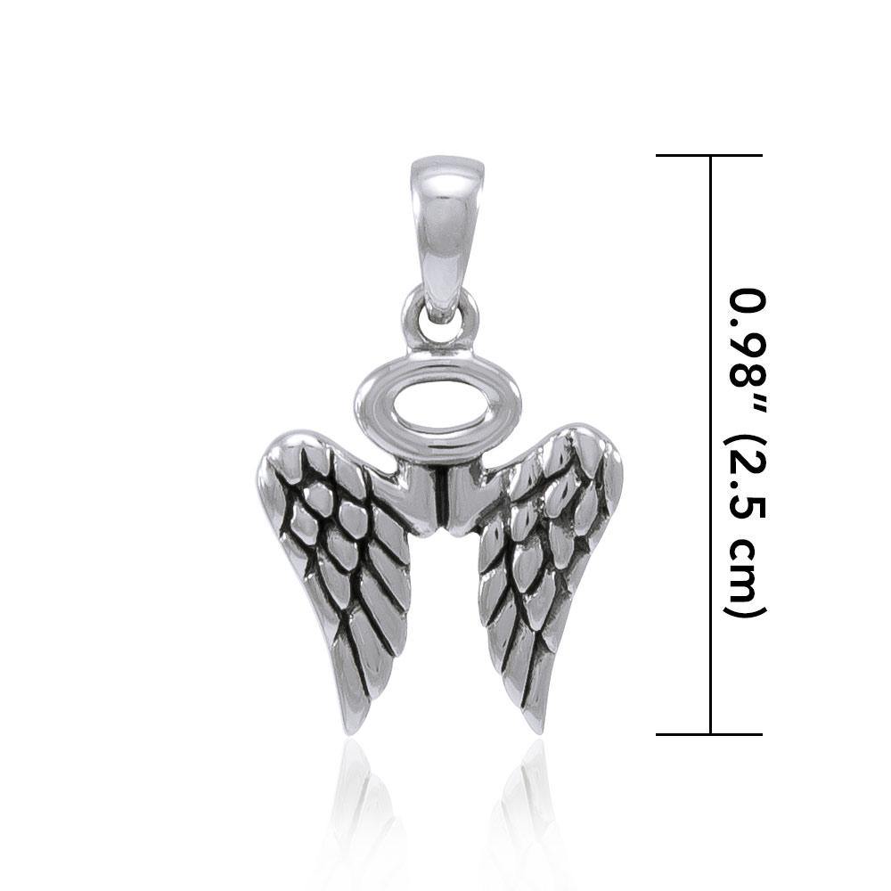 Angel Wings Halo Pendant TPD4702 - Jewelry