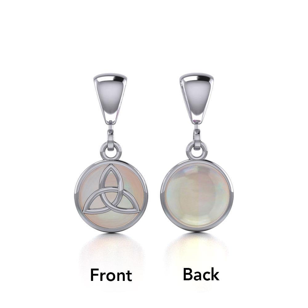 Celtic Triquetra Knot Silver Flip Pendant TPD474 - Jewelry