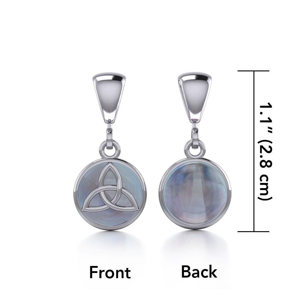 Celtic Triquetra Knot Silver Flip Pendant TPD474 - Jewelry