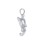 A new world with the sea friends ~ Sterling Silver Jewelry Hammerhead Shark Pendant TPD4920 - Jewelry