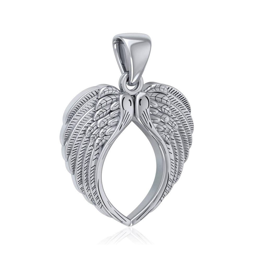 Angel Wing Sterling Silver Pendant TPD5013 - Jewelry