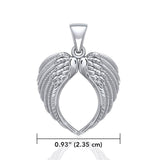Angel Wing Sterling Silver Pendant TPD5013 - Jewelry