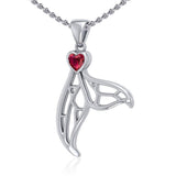 Window to Universe Whale Tail Sterling Silver Pendant TPD5042 - Jewelry