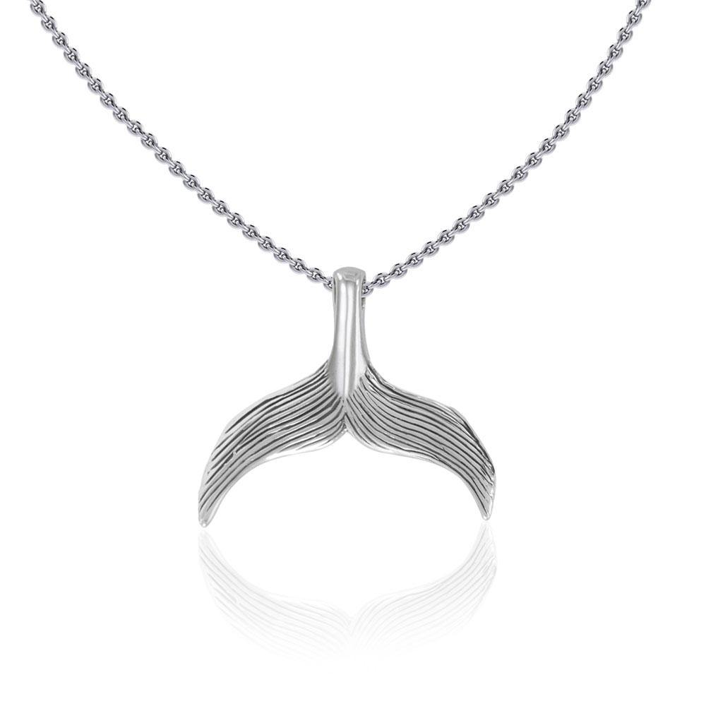 Mermaid Tail Sterling Silver Pendant TPD5102 - Jewelry