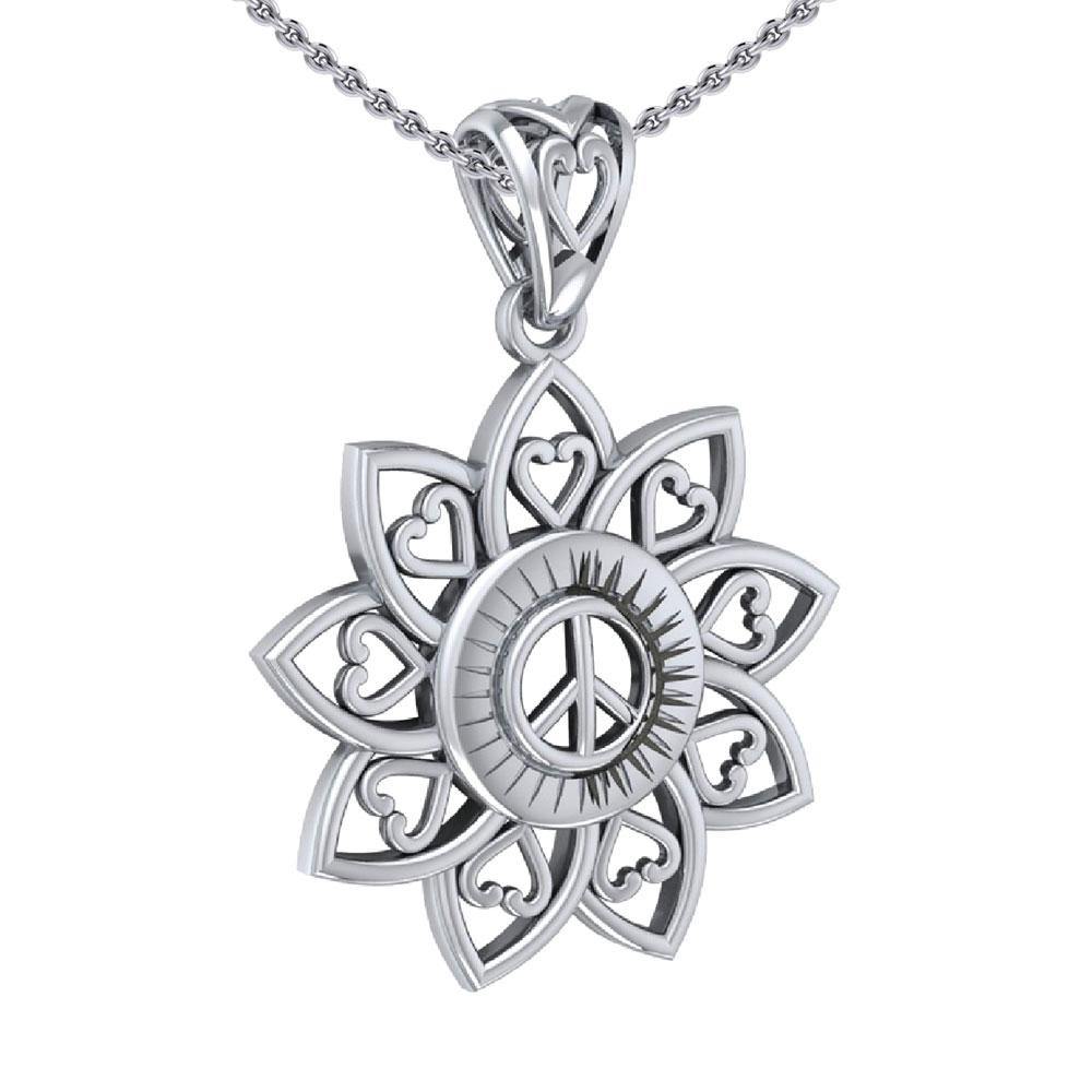 The Flower of Unity Silver Pendant TPD5132 - Jewelry