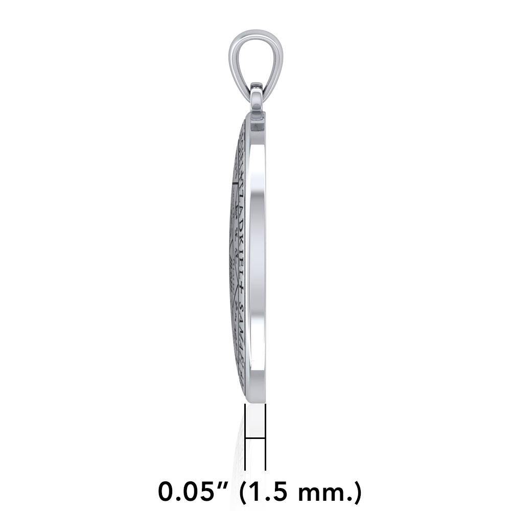 Experience Divine Guidance: The Seven Archangels Silver Pendant - TPD5154 | Embrace Heavenly Protection and Spiritual Connection - Jewelry