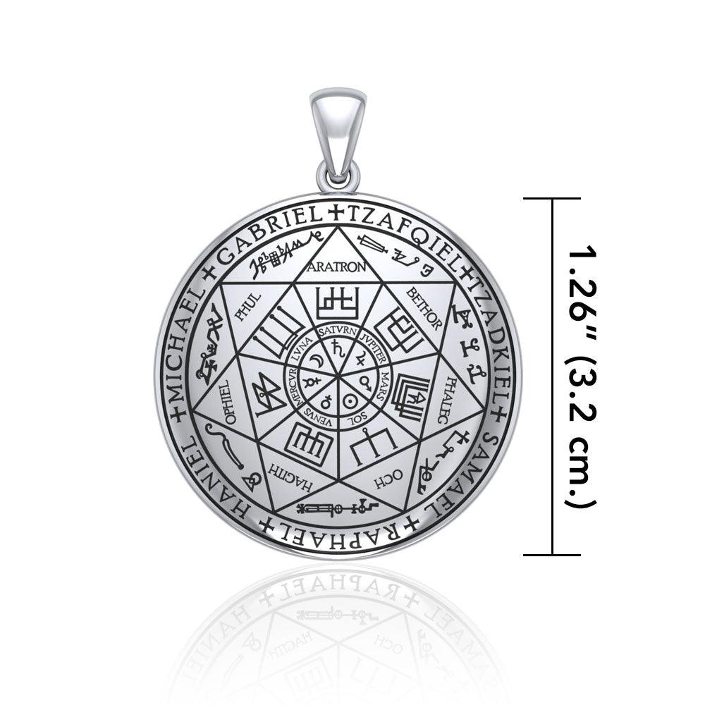 Experience Divine Guidance: The Seven Archangels Silver Pendant - TPD5154 | Embrace Heavenly Protection and Spiritual Connection - Jewelry
