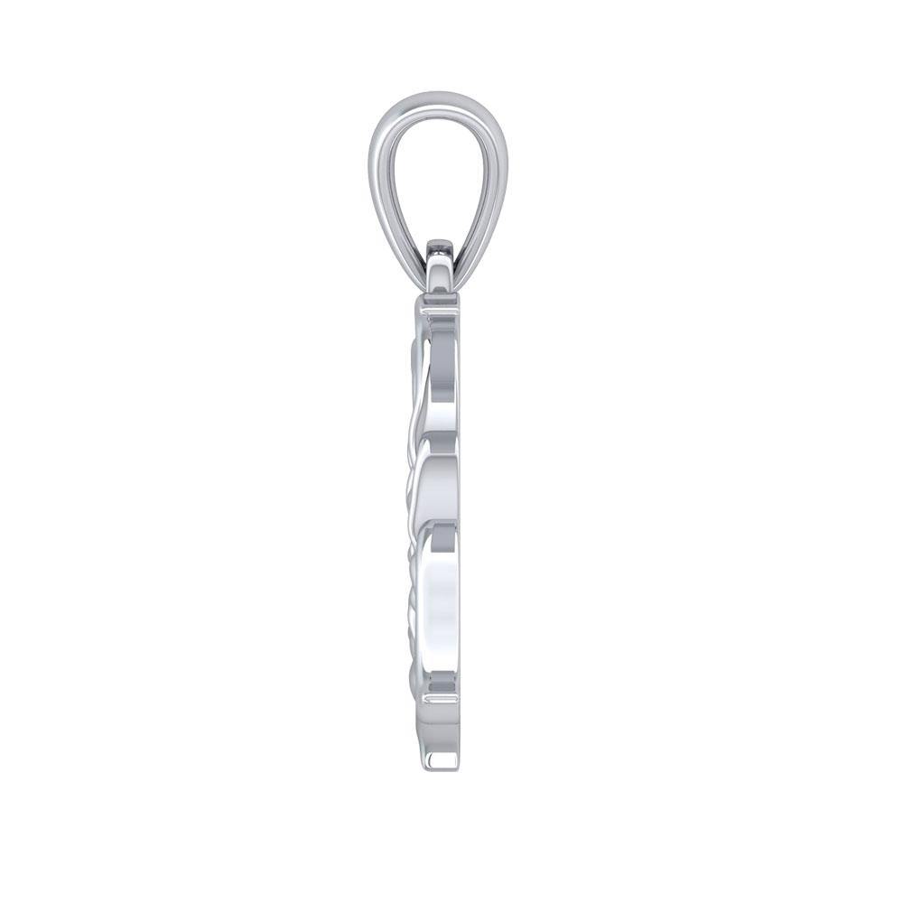 Celtic Shark Fin Silver Pendant TPD5167 - Jewelry
