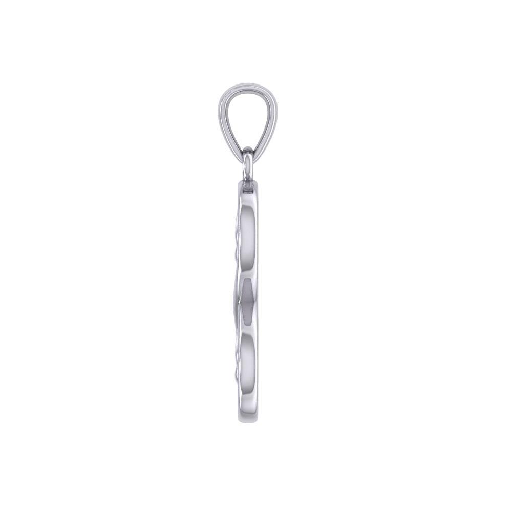Infinity with Trinity Knot Silver Pendant TPD5210 - Jewelry