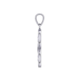 Infinity with Trinity Knot Silver Pendant TPD5210 - Jewelry