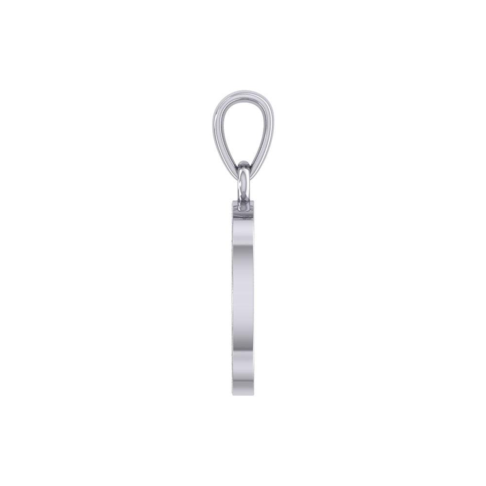 Celtic Spiral Triskele Silver Pendant with marcasite TPD5331 - Jewelry