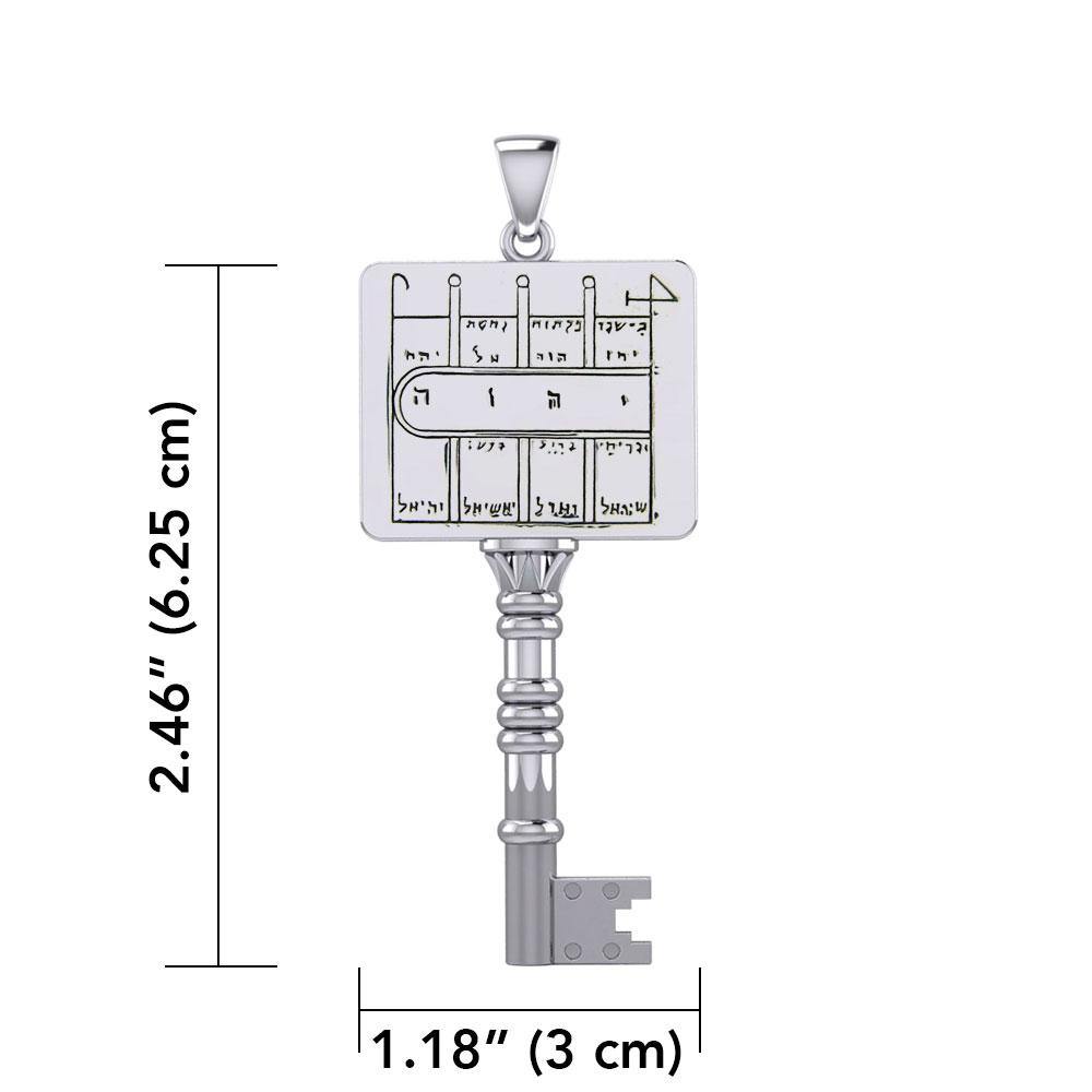 King Solomon Seals Path Clearing KeySilver Pendant TPD5377 - Jewelry