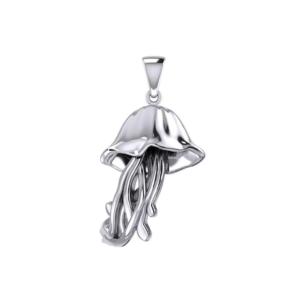 Jellyfish Silver Pendant TPD5412 - Jewelry