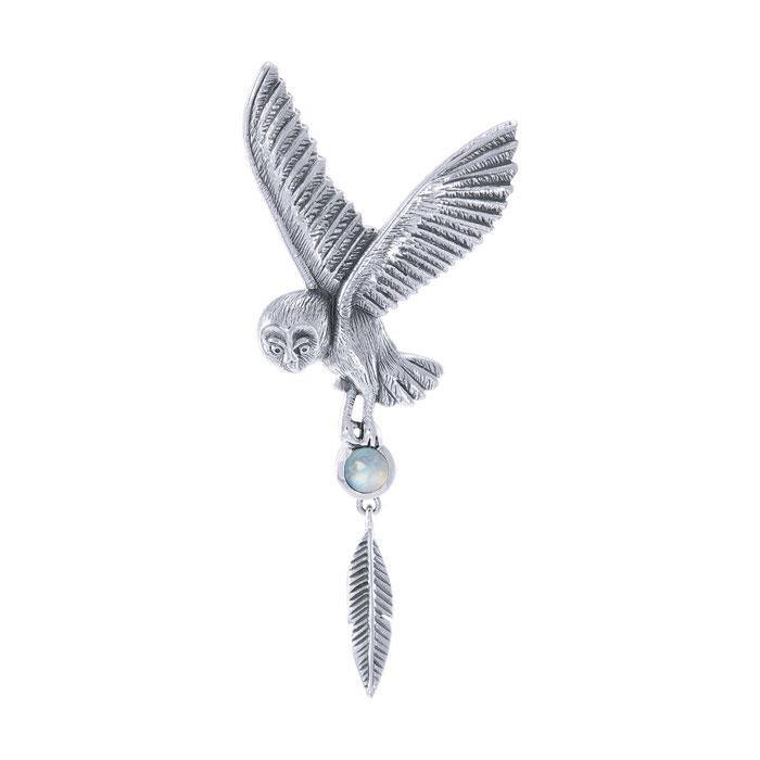 Ted Andrews Barn Owl Pendant TPD545 - Jewelry