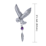 Ted Andrews Barn Owl Pendant TPD545 - Jewelry