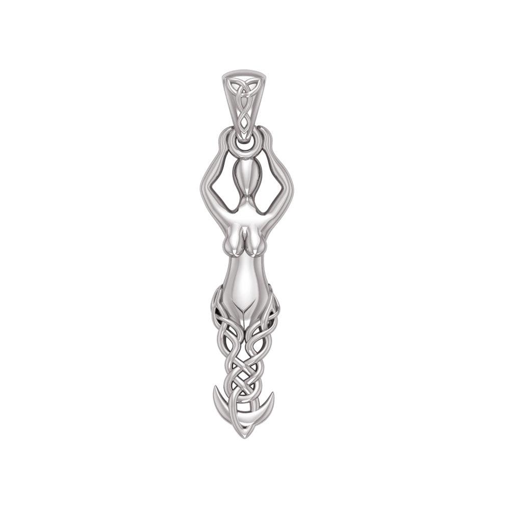 Silver Celtic Goddess Pendant TPD5471 - Jewelry