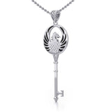 Phoenix Spiritual Enchantment Key Silver Pendant TPD5685 - Jewelry