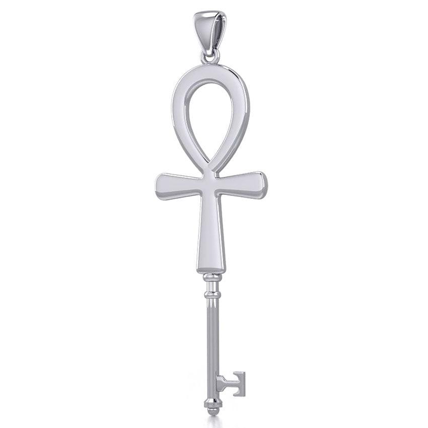 Ankh Spiritual Enchantment Key Silver Pendant TPD5707 - Jewelry