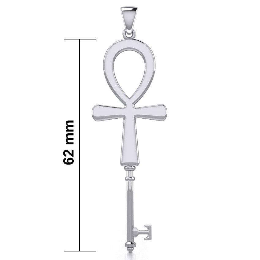 Ankh Spiritual Enchantment Key Silver Pendant TPD5707 - Jewelry