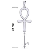 Ankh Spiritual Enchantment Key Silver Pendant TPD5707 - Jewelry