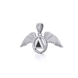 Angel Wings Recovery Pendant with Gemstone TPD5844 - Jewelry