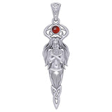 God Cernunnos Silver pendant with Gem TPD5888 - Jewelry