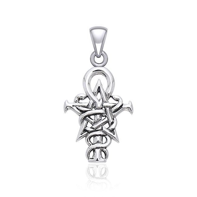 Penkhaduce Wizardry symbol Silver Pendant by Oberon Zell TPD5915 - Jewelry