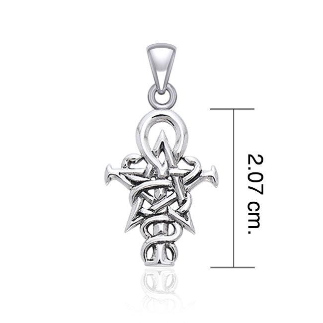 Penkhaduce Wizardry symbol Silver Pendant by Oberon Zell TPD5915 - Jewelry
