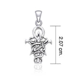 Penkhaduce Wizardry symbol Silver Pendant by Oberon Zell TPD5915 - Jewelry
