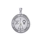 Sigil of the Archangel HANIEL Small Sterling Silver Pendant TPD6022