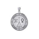 Sigil of the Archangel HANIEL Small Sterling Silver Pendant TPD6022