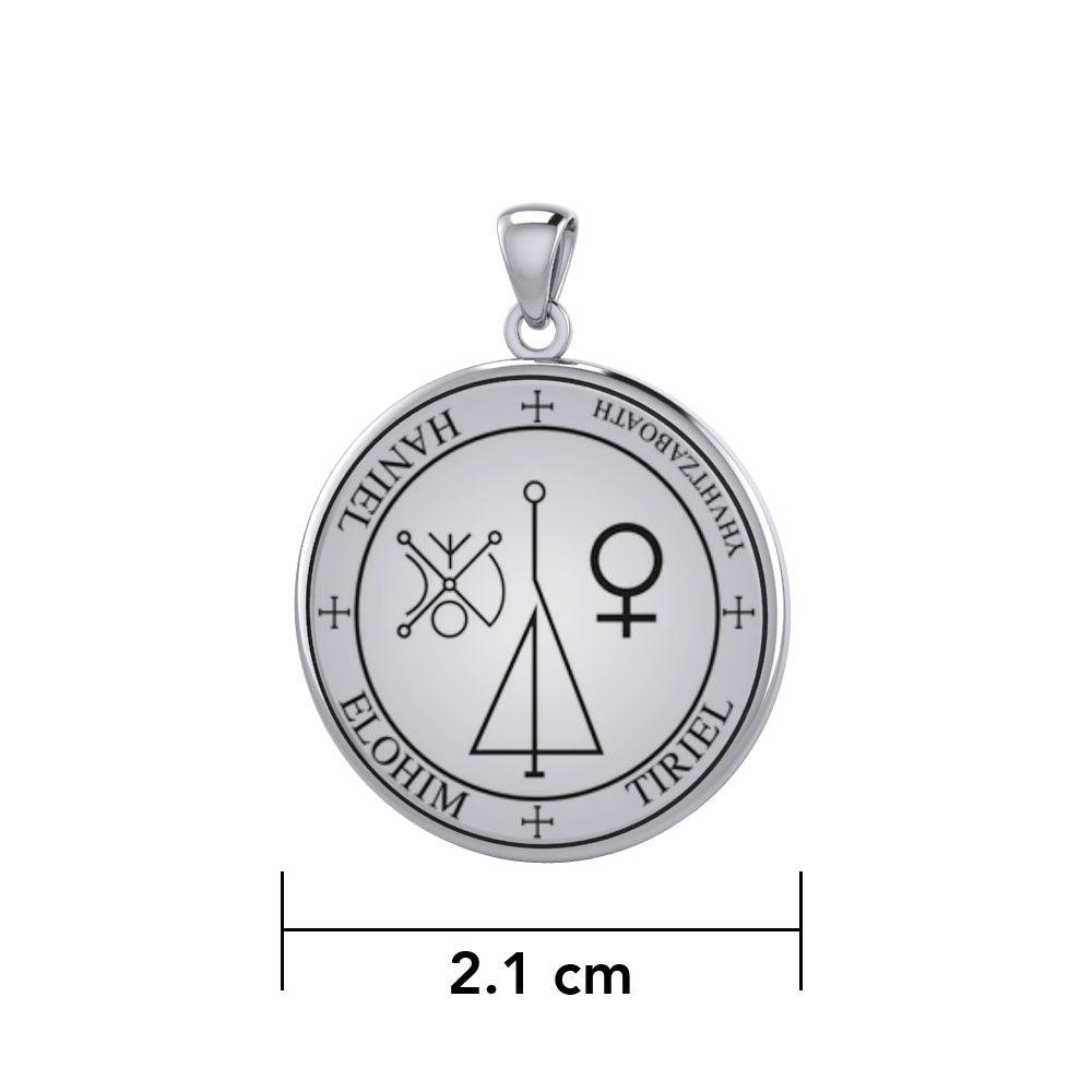 Sigil of the Archangel HANIEL Small Sterling Silver Pendant TPD6022 - Jewelry