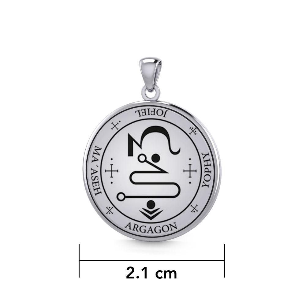 Sigil of the Archangel JOFIEL Small Sterling Silver Pendant TPD6023 - Jewelry
