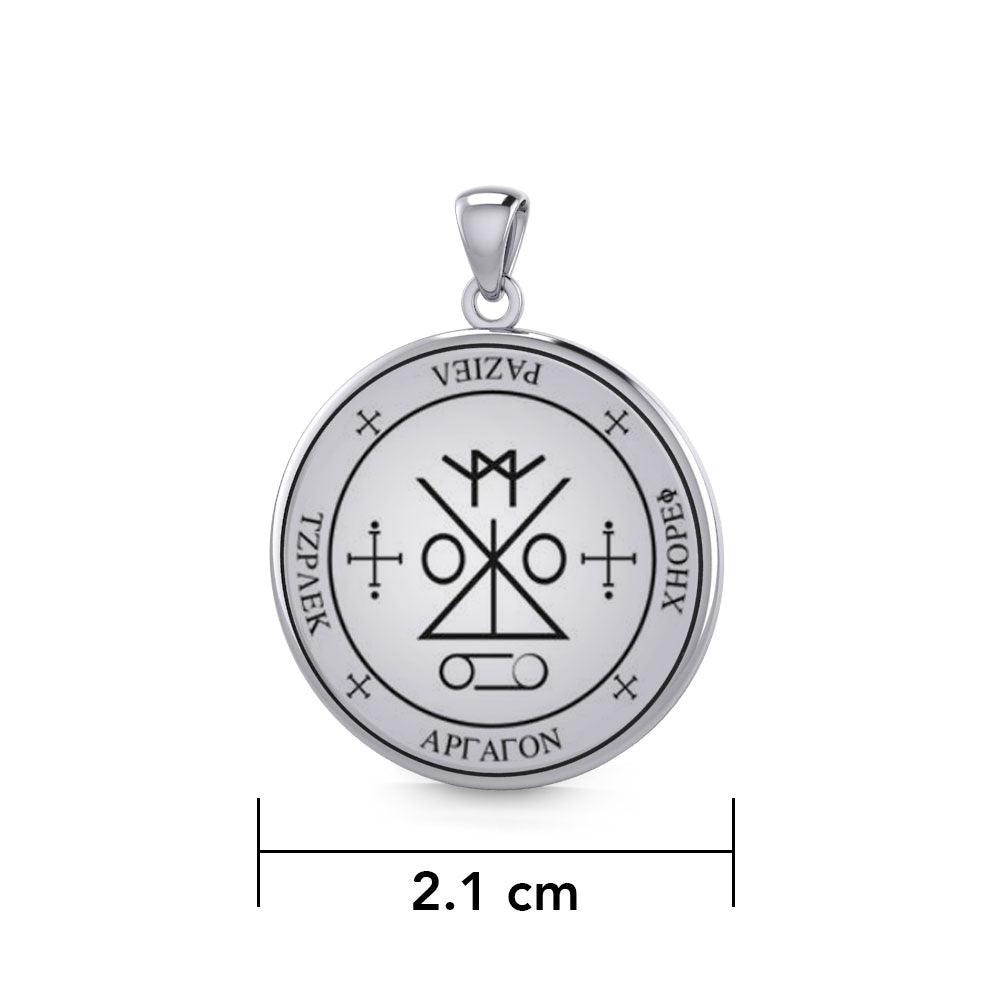 Sigil of the Archangel RAZIEL Small Sterling Silver Pendant TPD6032 - Jewelry