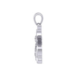 Celtic Rabbit or Hare With Crescent Moon Silver Pendant TPD6036 - Jewelry