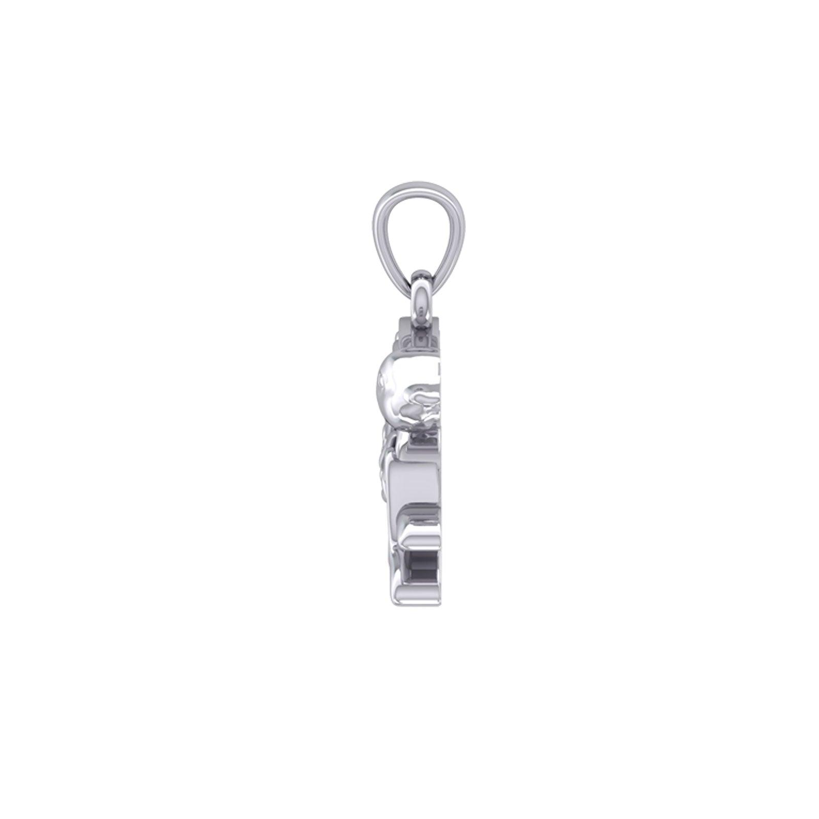 Celtic Rabbit or Hare Silver Pendant TPD6038 - Jewelry