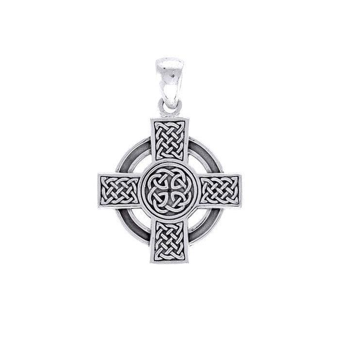 Celtic Cross Silver Pendant TPD6018 - Jewelry