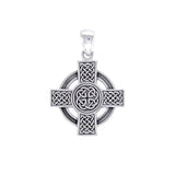 Celtic Cross Silver Pendant TPD6018 - Jewelry