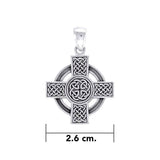 Celtic Cross Silver Pendant TPD6018 - Jewelry