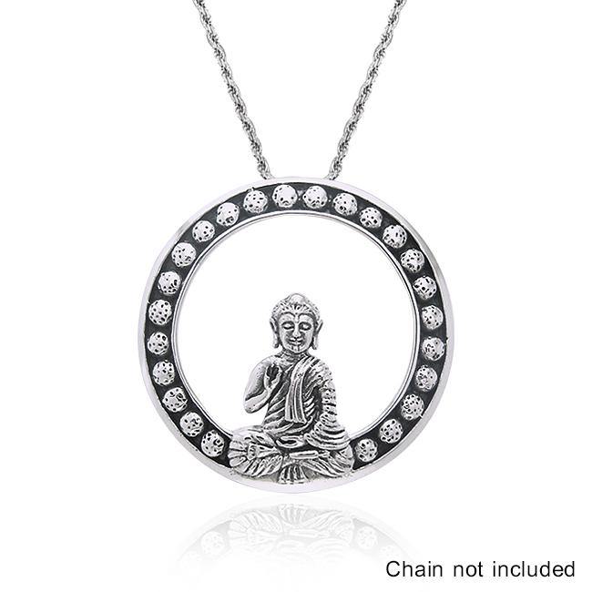 Sitting Buddha Pendant TPD772 - Jewelry